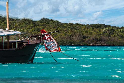 Sean O’Brien (AUS-120) during the Pheonix Crossing in Mauritius © Luke Baillie/Mauritius Freeride Paradise Challenge